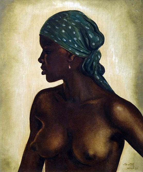 female nude, 1949, Paul Sortet