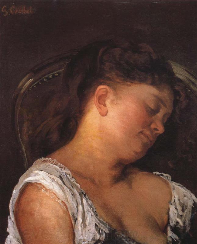 Gustave Courbet-Sleeping_Woman