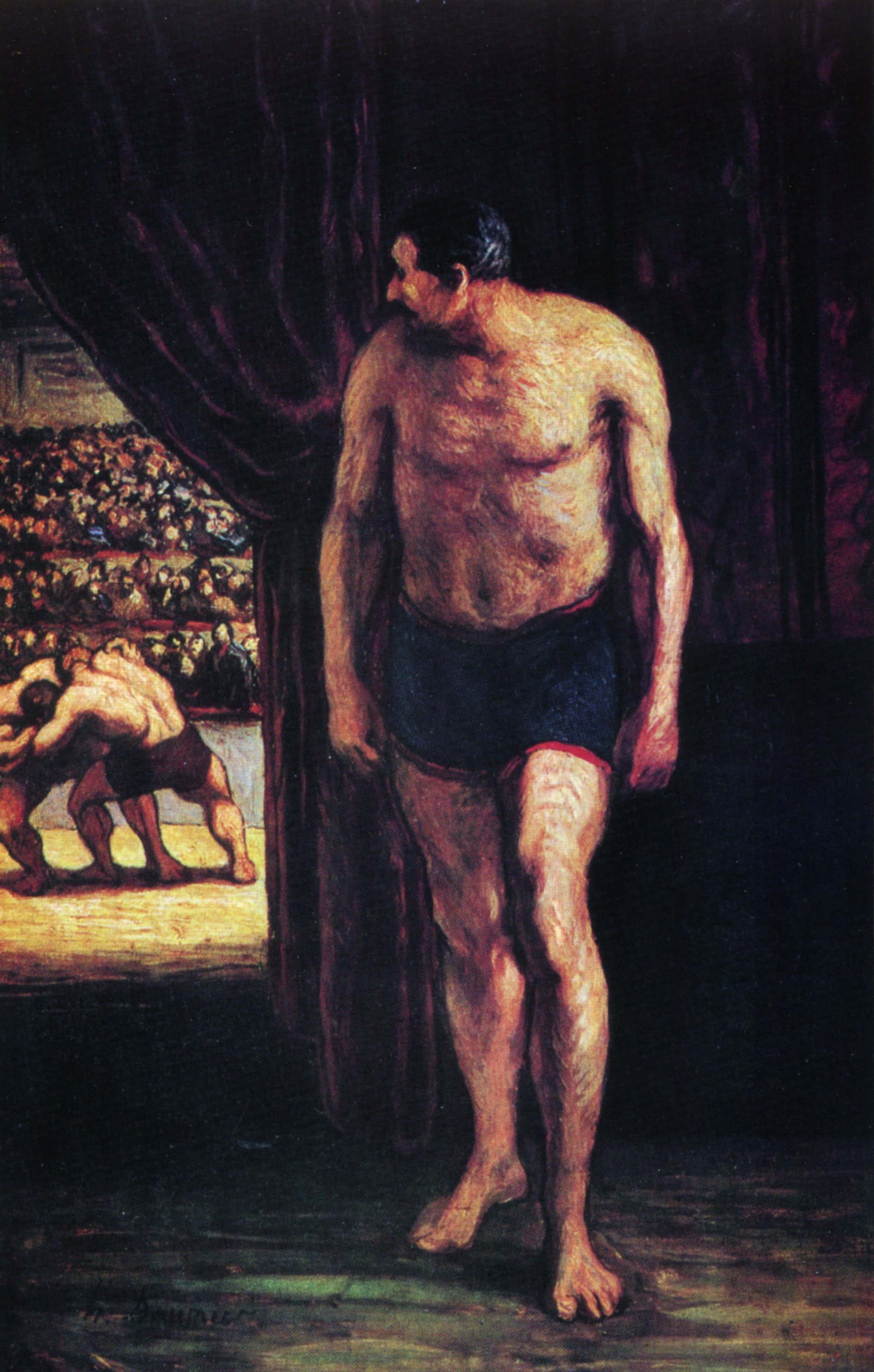 fighters-of-circus_Daumier