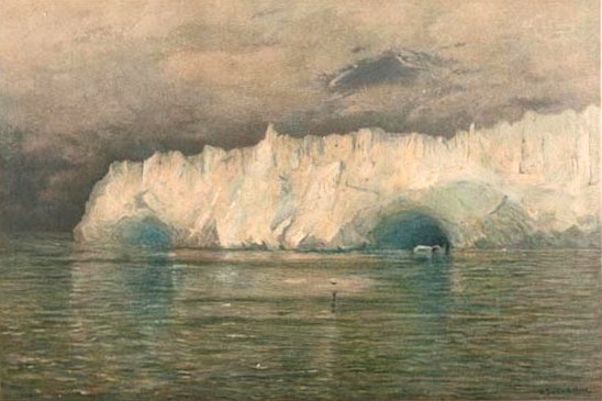  Robert Swain Gifford (1840-1905) Barry Glacier in Alaska