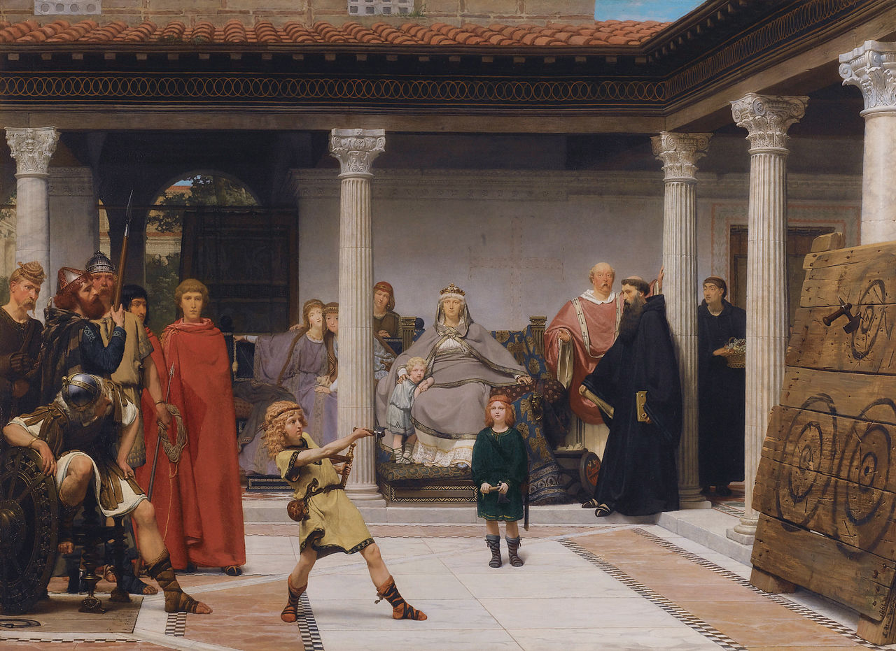 -Alma-Tadema_The_Education_of_the_Children_of_Clovis