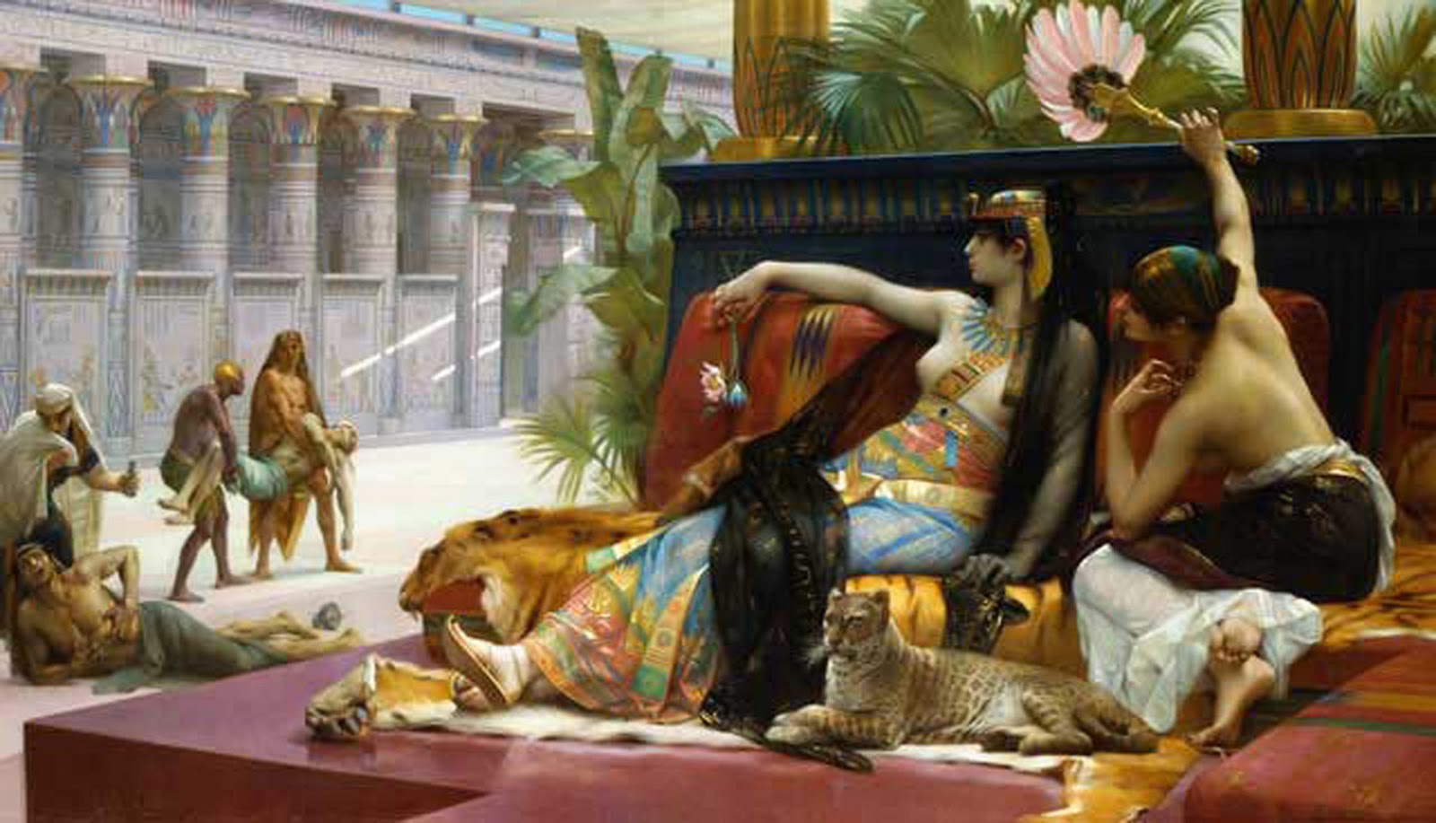 Cabanel, Cleopatra Testing Poison on Condemned Prison