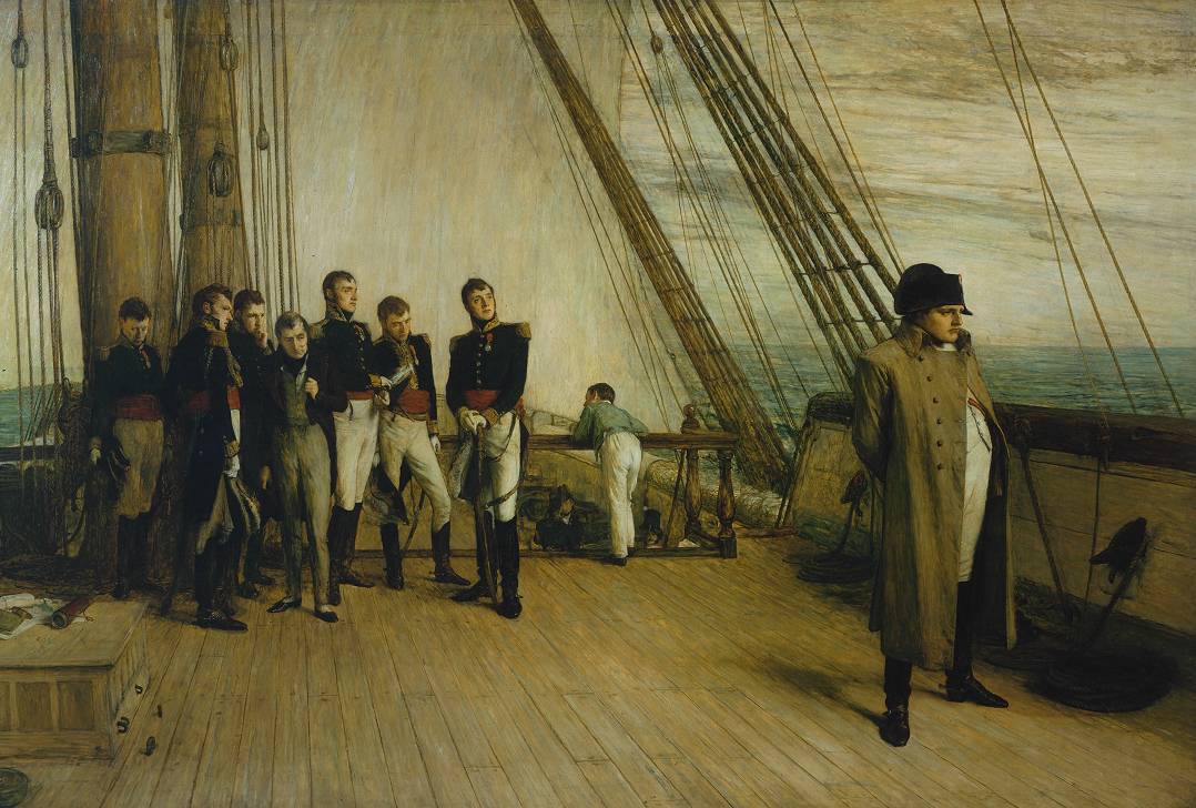 Napoleon on Board the Bellerophon exhibited 1880 by Sir William Quiller Orchardson 1832-1910